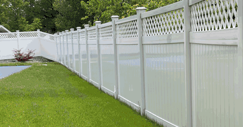 Vinyl privacy Fence